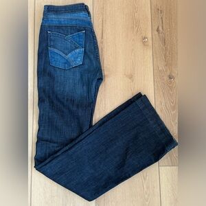 Citizens Of Humanity Dark Blue Boot Cut Jeans